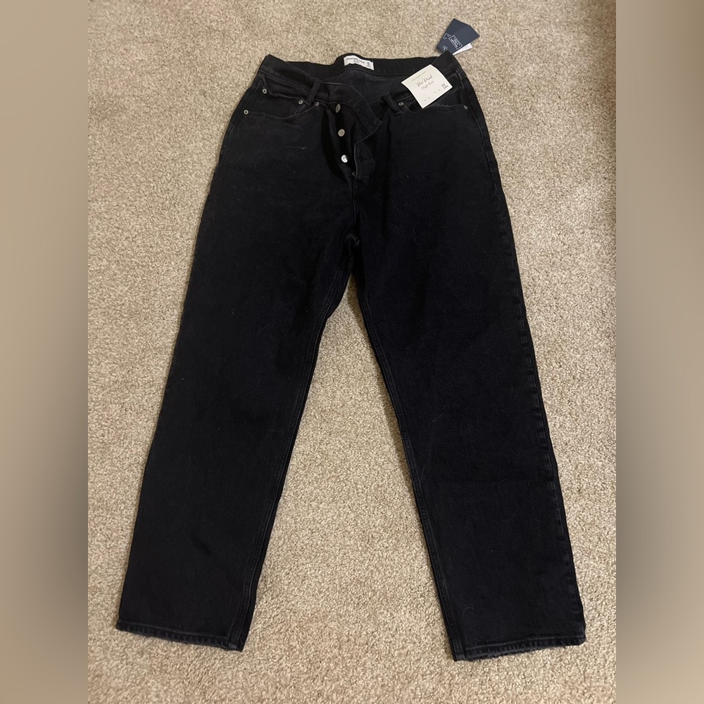 Abercrombie & Fitch High Rise Dad Jean | 32/14 | NWT